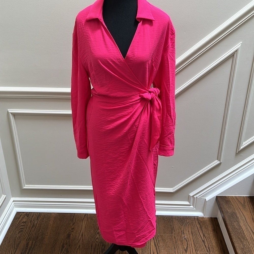Pink wrap dress - Picture 5 of 5